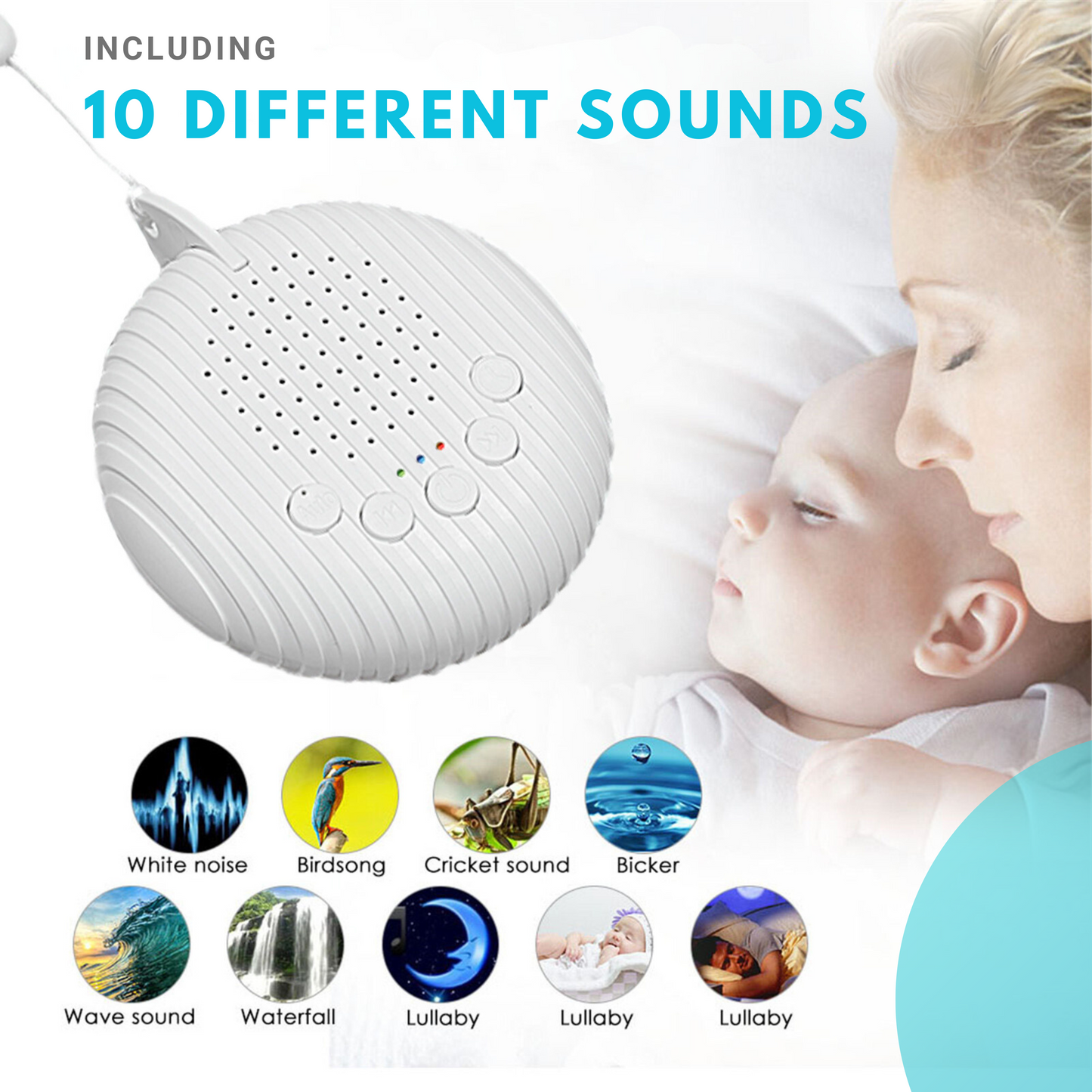 SnoozeCircle Ultra Portable White Noise Machine